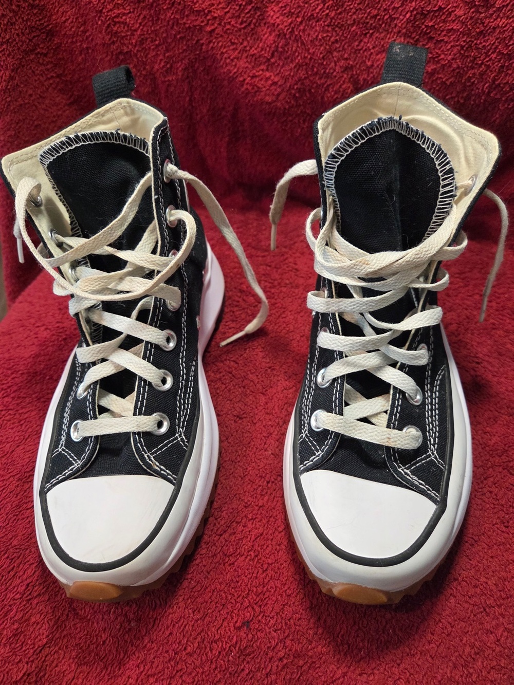 CONVERSE CHUCK TAYLOR ALL STAR RUN HIKE HI TOP PLATFORM SNEAKER - Picture 1 of 9